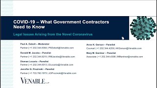 COVID-19 – What Government Contractors Need to Know