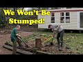 How to remove a tree stump without big machinery