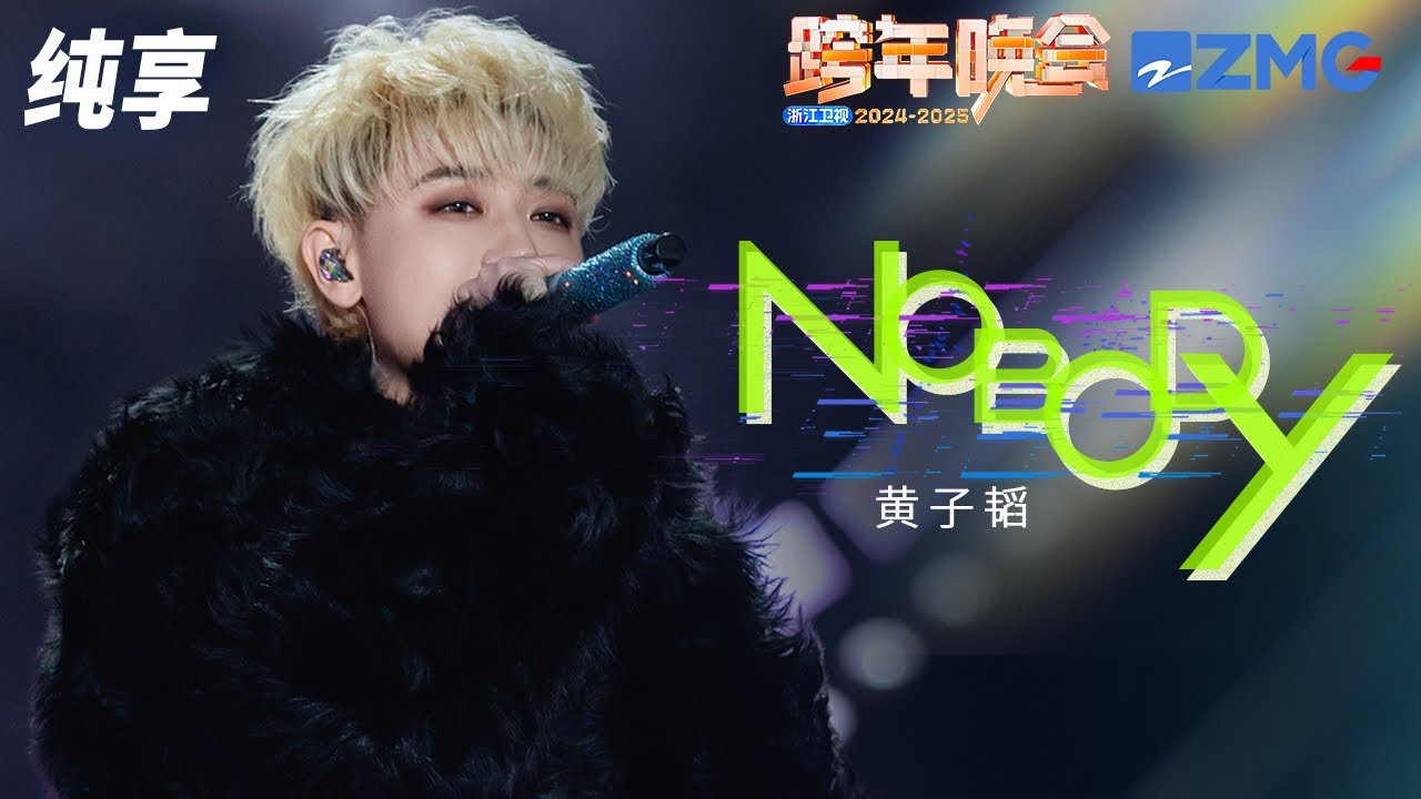 【纯享版】黄子韬 《NOBODY》2024-2025浙江卫视跨年晚会  20241231