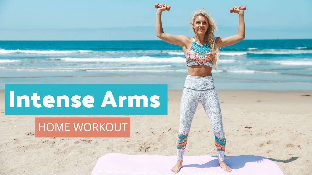 Best 10 Minute Arm Workout Get Long Lean Toned Arms Rebecca Louise Youtube