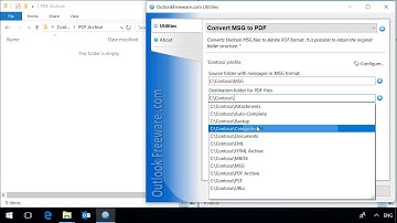 Convert Outlook Files from MSG to PDF