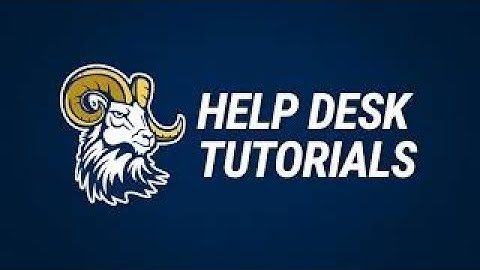 Helpdesk Tutorials: Initial Email Login