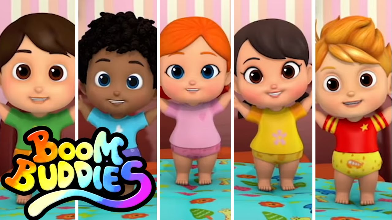 ⁣خمسة أطفال صغار | قصائد للأطفال | Boom Buddies Arabic | فيديوهات ما قبل المدرسة | التعليم