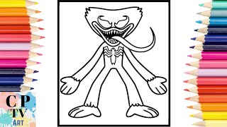 Huggy Wuggy as Venom Coloring Pages  / Jim Yosef & Anna Yvette - Linked [NCS Release]