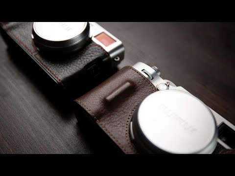 🎥 Gariz XS-CHX100V VS LIM'S X100F Leather Half Case for Fuji x100v X100F X100 Cameras — Video review, click xem trên YouTube