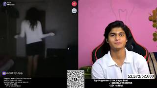 Naughty Talk with Cute Girl 👀🥵on Monkey Chat Live Video | Prankur Rajput | Lord Kaos