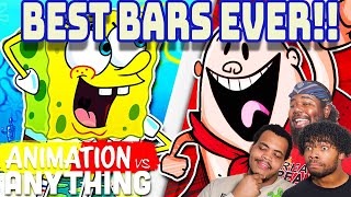 EPIC RAP BATTLE OF CARTOONS!? - PART 2 - (SPONGEBOB VS CAPTIN UNDERPANTS) REACTION