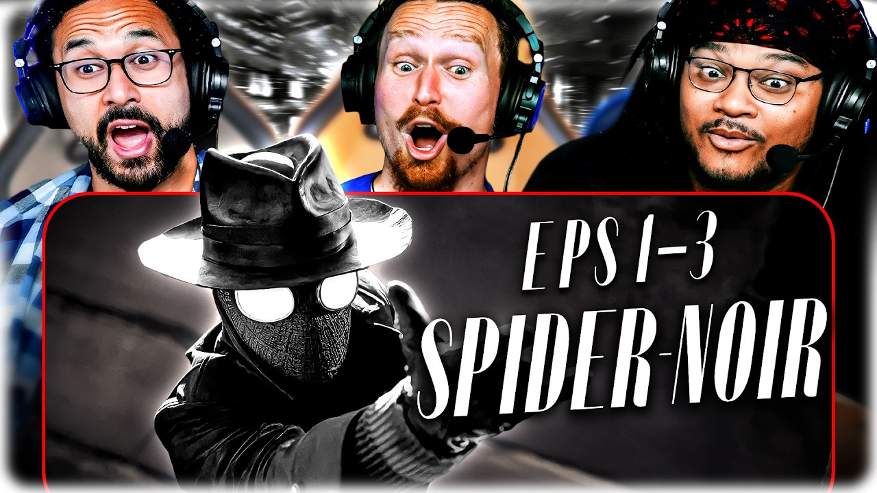 SPIDER-NOIR EPISODE 1 - 3 REACTION – NICOLAS CAGE'S SPIDER-MAN IS THE GONZO WE WANTED? (BLACK WHITE)