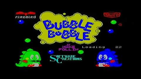 ZX Spectrum Games - Bubble Bobble