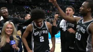 Harrison Barnes & Dylan Harper Postgame Interview Memphis Grizzlies Vs San Antonio Spurs