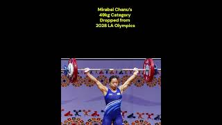 Mirabai Chanu’s 49kg Category Dropped from 2028 LA Olympics