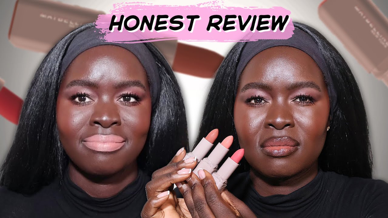 Swatching Maybelline Serum Lipsticks on Darkskin.. Yay or Nay?
