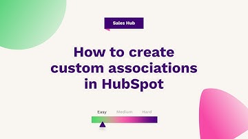 How to create custom associations in HubSpot | HubSpot Help