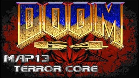 Doom 64 for Doom 2 - Map13: Terror Core (100%) [DOSBox]