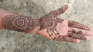 new beautiful front hand viral mehandi designs for all functions ️️️️