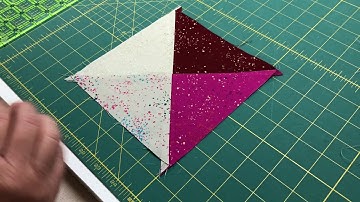 How to Make Quarter Square Triangle Blocks