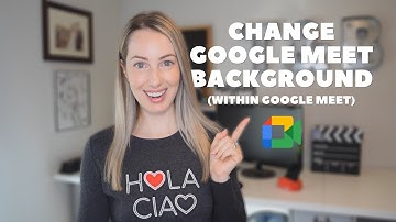 How to Change Background in Google Meet within Meet | Google Meet Features (November 2020 Update)