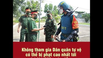 Trốn tránh không tham gia Dân quân tự vệ bị phạt bao nhiêu tiền?