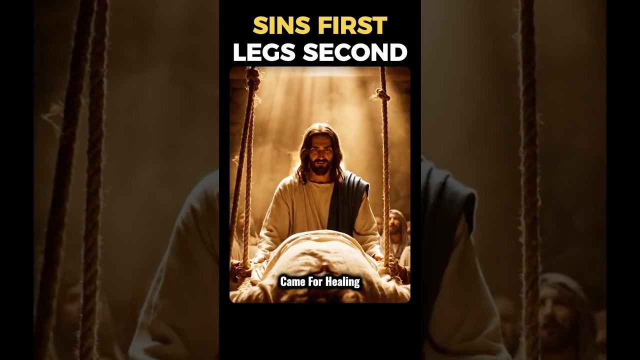 Иисус сначала исцелил Его грехи... а потом ноги. Почему? 😳🙏