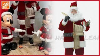 Home Depot Christmas 2024 Leaked Santa with List Animatronic