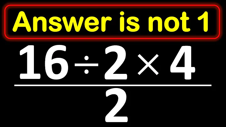 Only 1 in 5 Can Solve This Math Problem!| A BASIC Math problem MANY will get WRONG!