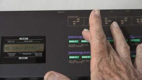 Yamaha DX27 - Basic Programming Tutorial