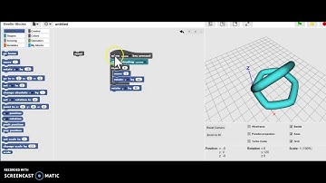 Exploring knot-like shapes in Beetle Blocks