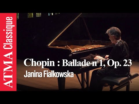 Chopin "Ballade N°1 en sol mineur, Op. 23" - Janina Fialkowska à la Salle Bourgie