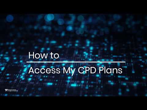 How to access CPD Plans