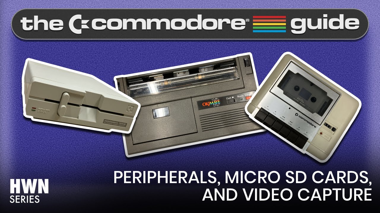 Полное руководство по Commodore 64 • Периферийные устройства, захват видео и установка microSD-карт
