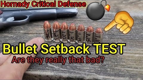 Bullet Setback TEST .... 💣 How bad can they be?🤞😬 Real EDC examples.