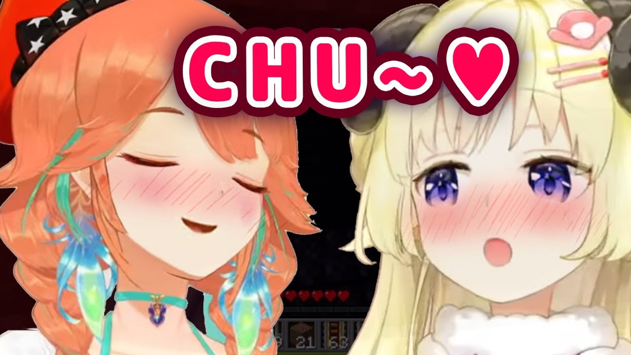 Kiara Kisses Watame 【ENG Sub/Hololive】