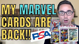 PSA Unboxing - MARVEL TRADING CARDS - Universe Series 1 & 2, What Grades Did I Get?!? Comic Cards screenshot 5