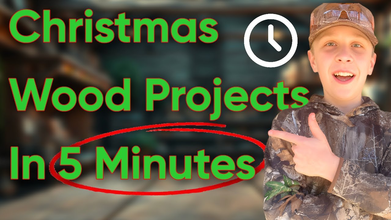 CHRISTMAS WOODWORKING PROJECTS IN 5 MINUTES - Make money Woodworking ...