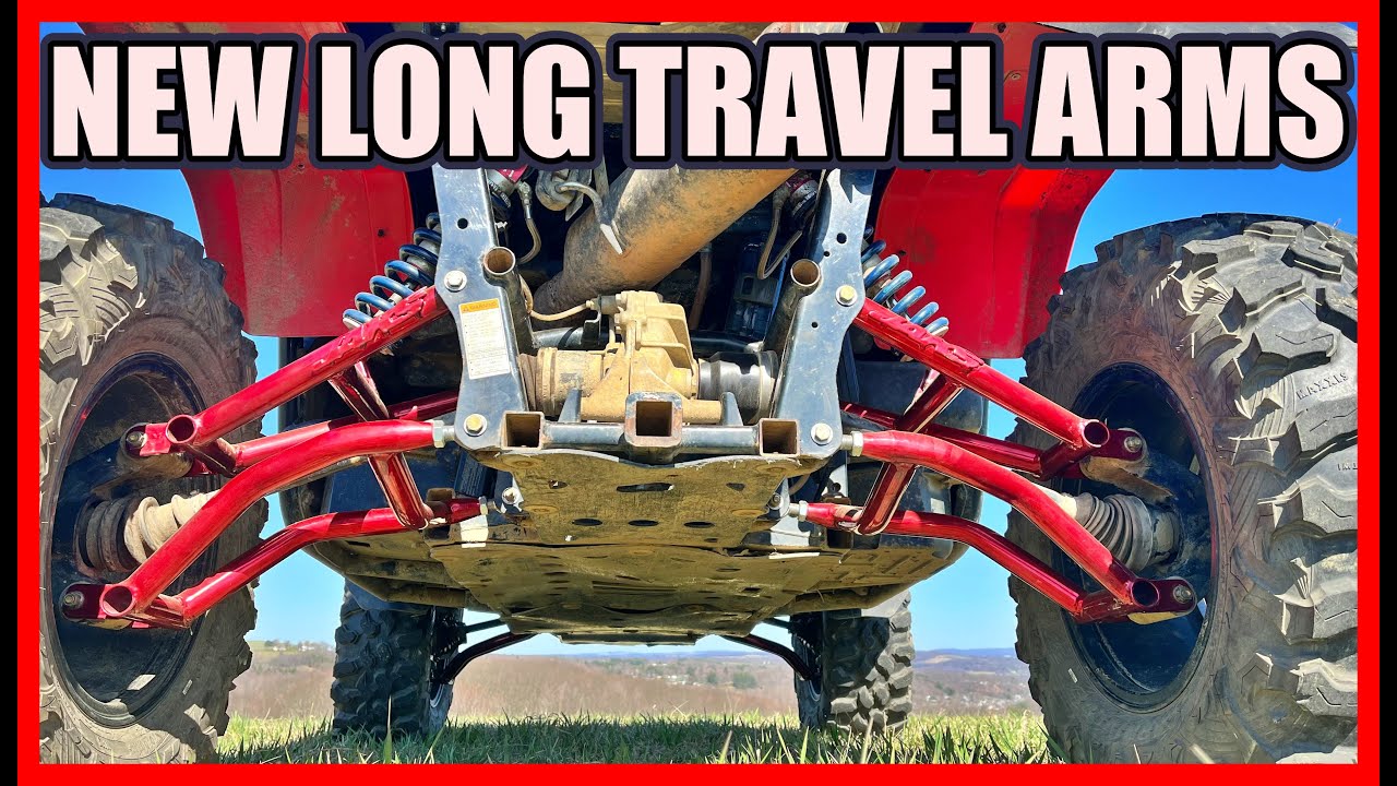 Honda Pioneer 500 Gets New Long Travel Arms YouTube