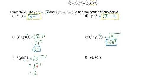 Section 1.5-Composition functions