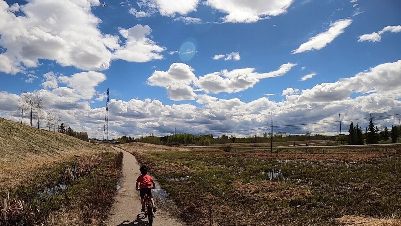 Calgary Bike Pathways I Rocky Ridge Rd NW YouTube