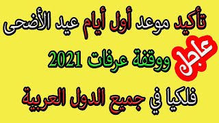 تأكيد موعد أول أيام عيد الأضحى 2021  في السعودية ومصر والجزائر وجميع الدول الإسلامية