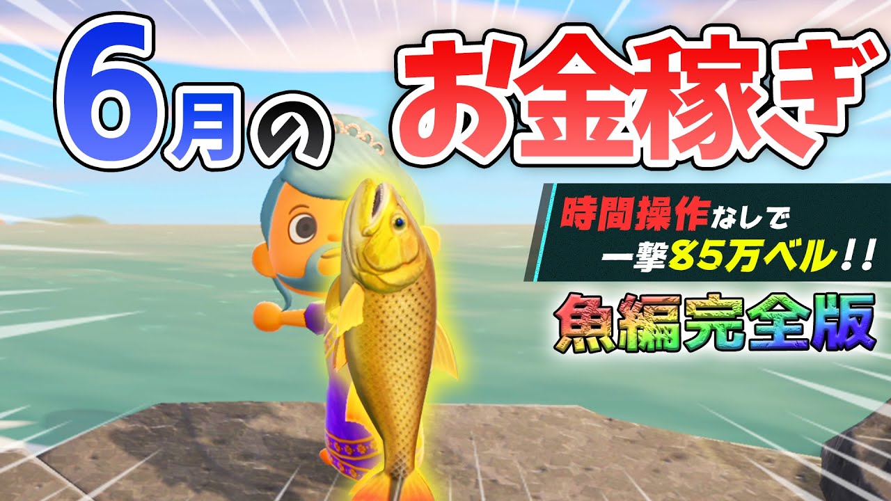 Animal Crossing: New Horizons] How to earn money in June! The best