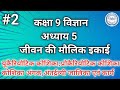 class 9 science chapter 5 in hindi । यूकैरियोटिक प्रोकैरियोटिक कोशिका अंतर्द्रव्यी जालिका व कार्य L2