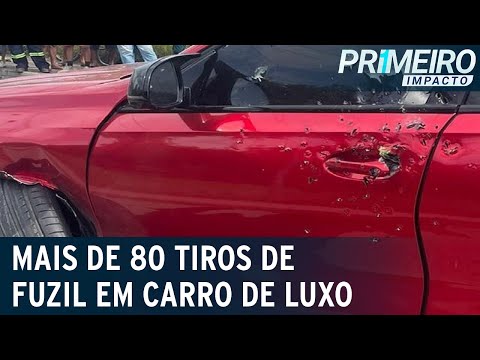 Ex-policial civil é executado dentro de carro de luxo blindado | Primeiro Impacto (17/06/22)