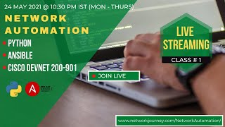 ✅Clas#2/2: Network Automation: Cisco Devnet 200-901 + Python + Ansible + Nornir  || Trainer: Sagar