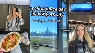 moving to nyc vlog 07. my very first office day !! commuting to hoboken & working in advertising by lucia cordaro 4,292 views 3 weeks ago 18 minutes