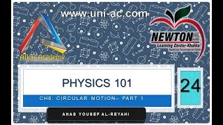 physics 101   chapter 6   Circular Motion   part 1