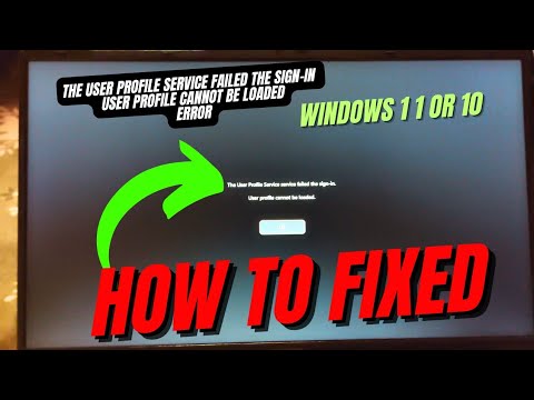 Исправление ошибки «Служба профилей пользователей не смогла выполнить вход в систему» | Ошибка ...