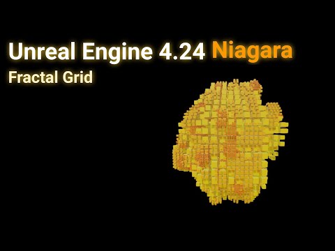 Unreal Engine 4 24 Niagara Fractal Grid
