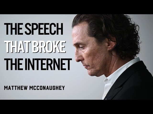 5 Minutes for the Next 50 Years - Mathhew McConaughey Motivational Speech class=
