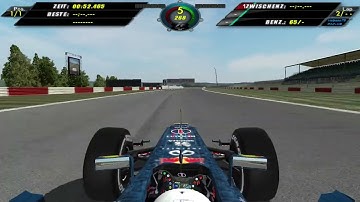 F1 Challenge VB 2012 Red Bull Silverstone Onboard Lap