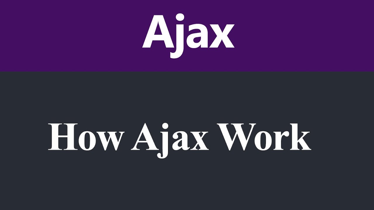 How Ajax Work (Hindi) - YouTube