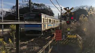 仙石線　205系　普通列車　通過